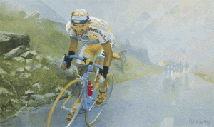 pantani1998_r4_c4 Ritratto di Galibier con ciclista.